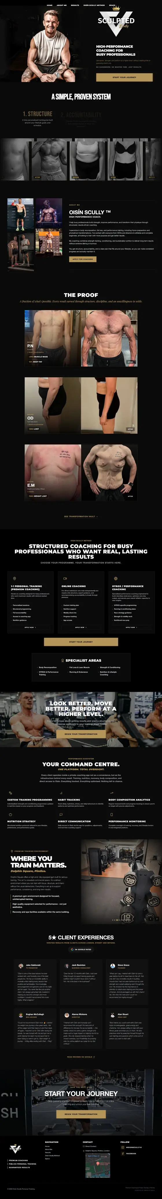 Oisin Scully PT website