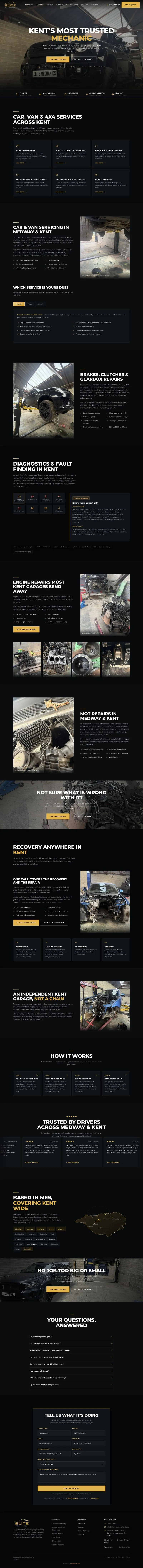 Mechanic website, Medway