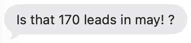 Real WhatsApp message from an Obsidian Media client
